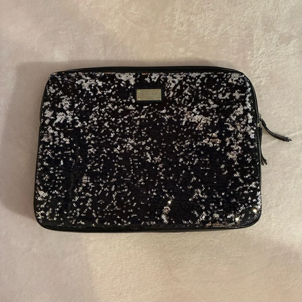 iPad/laptop Sequins Zip-Up Case